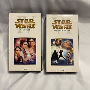 Star Wars VHS Set - A New Hope & Return of the Jedi